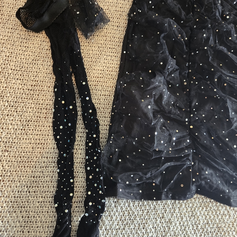 Women's S glitter mini dress